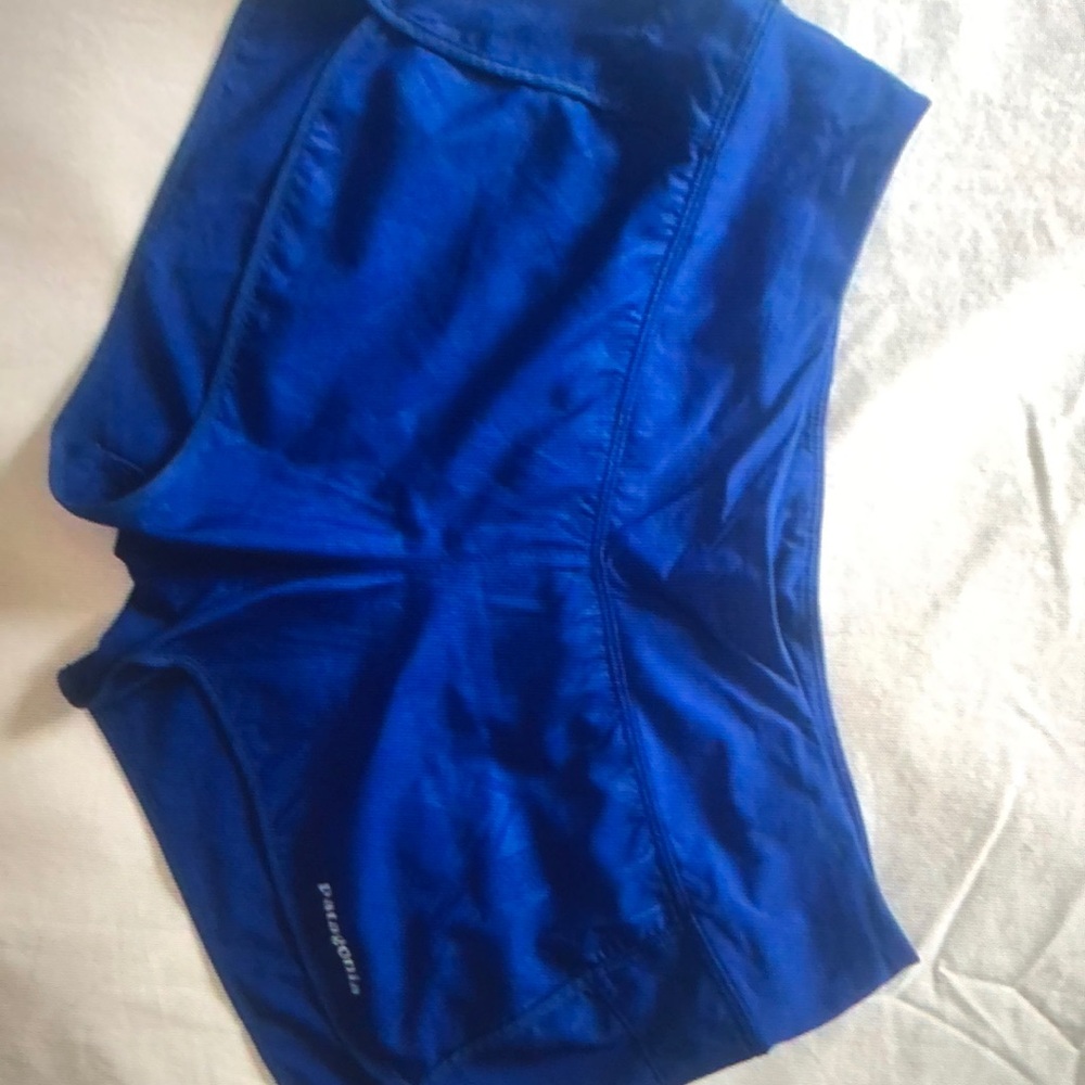 Women’s Patagonia Strider Running shorts Purplish Blue
